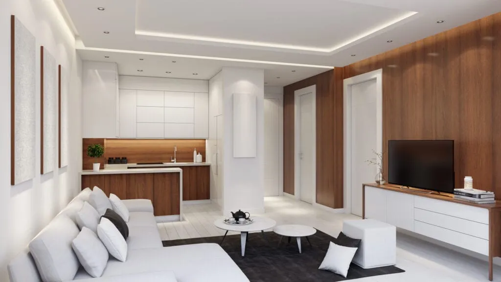 Well Planned Small Apartment with an Inviting Interior Design