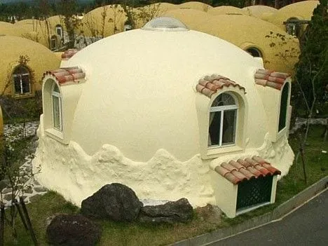 Styrofoam Dome Houses