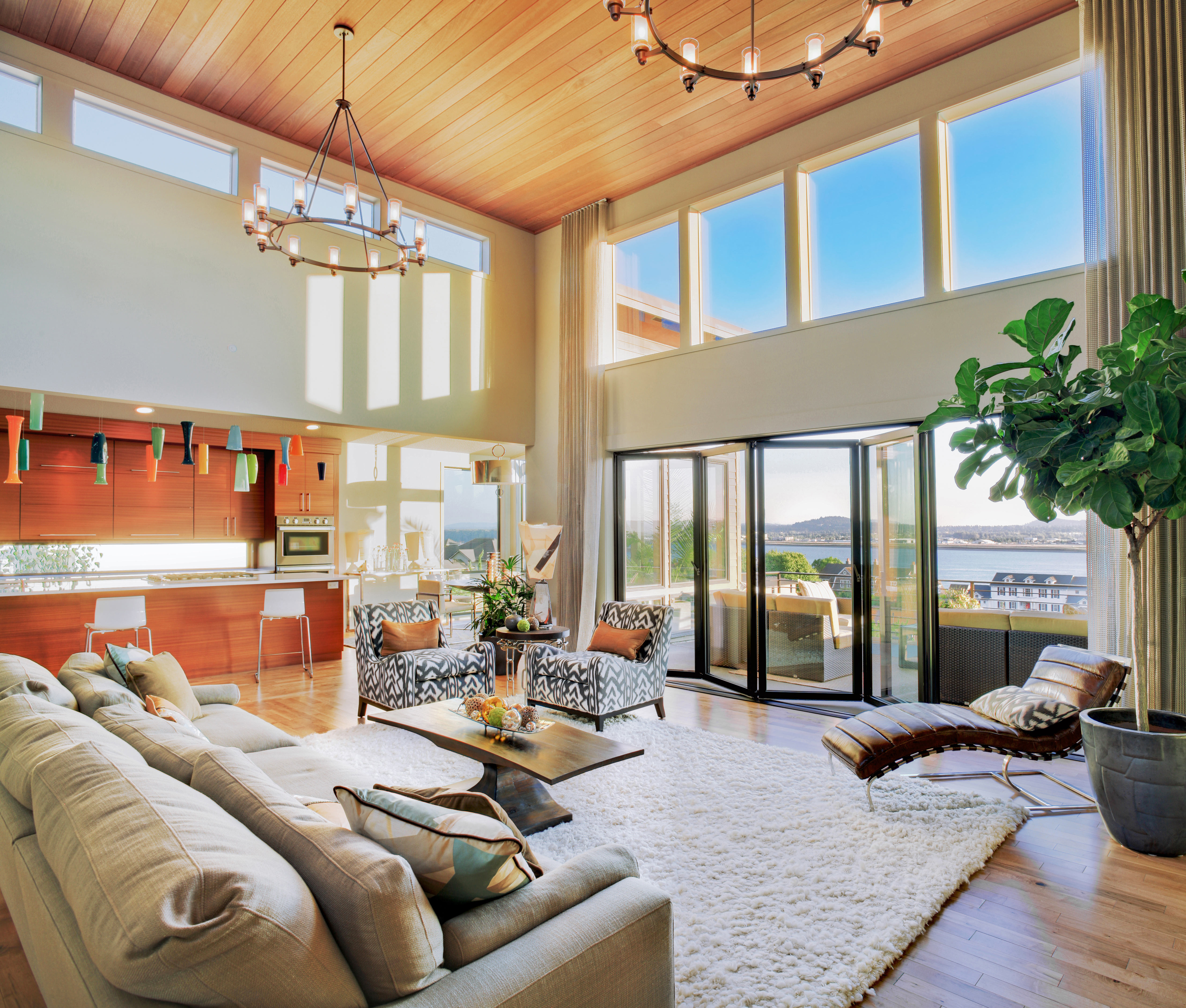 Living Room in Luxury Home