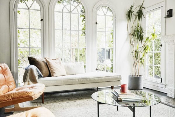 View of living room in home