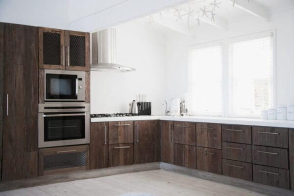 reclaimed wood kitchen