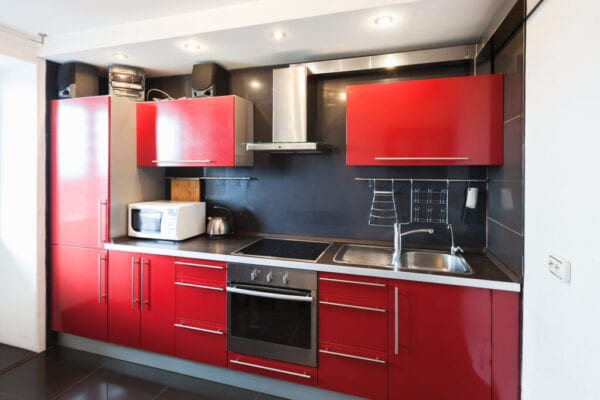 Modern kitchen room interior