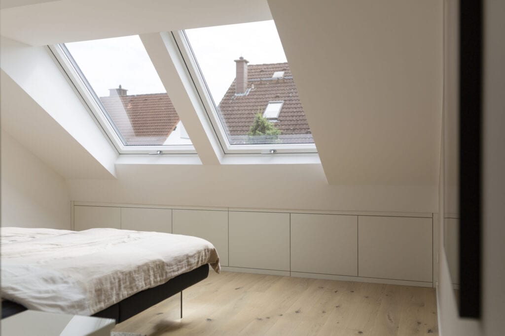 attic bedroom skylight