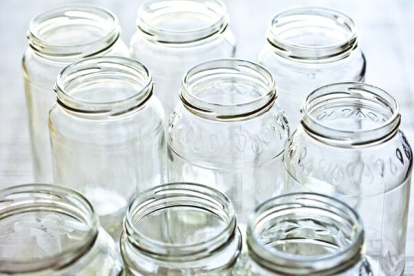 Glass jars