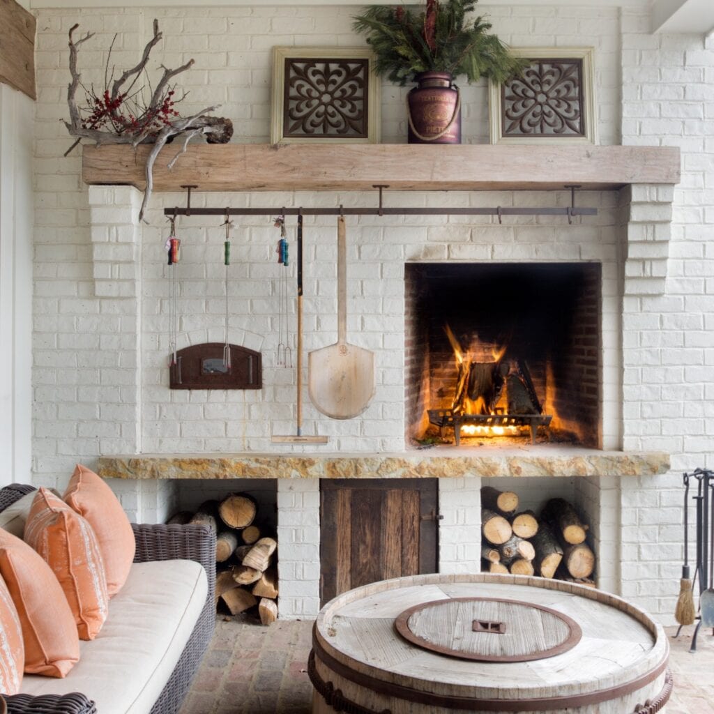 Decorated living room