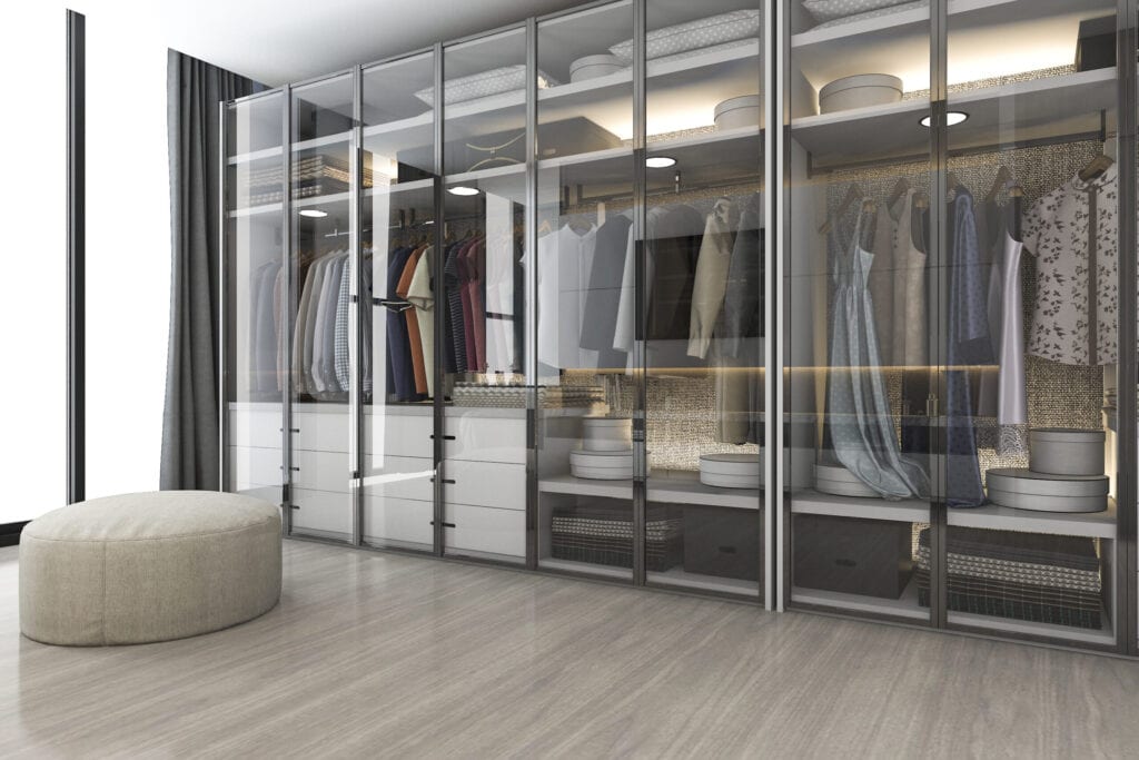 closet 3d rendering masculine 