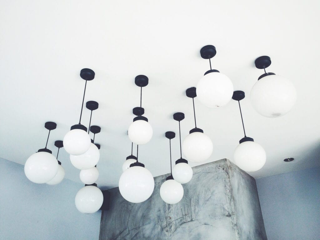 hanging circle lamps