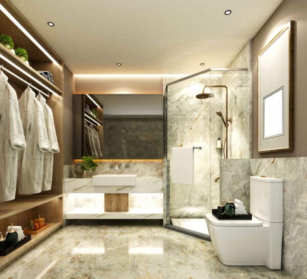 3D Render of Bathroom