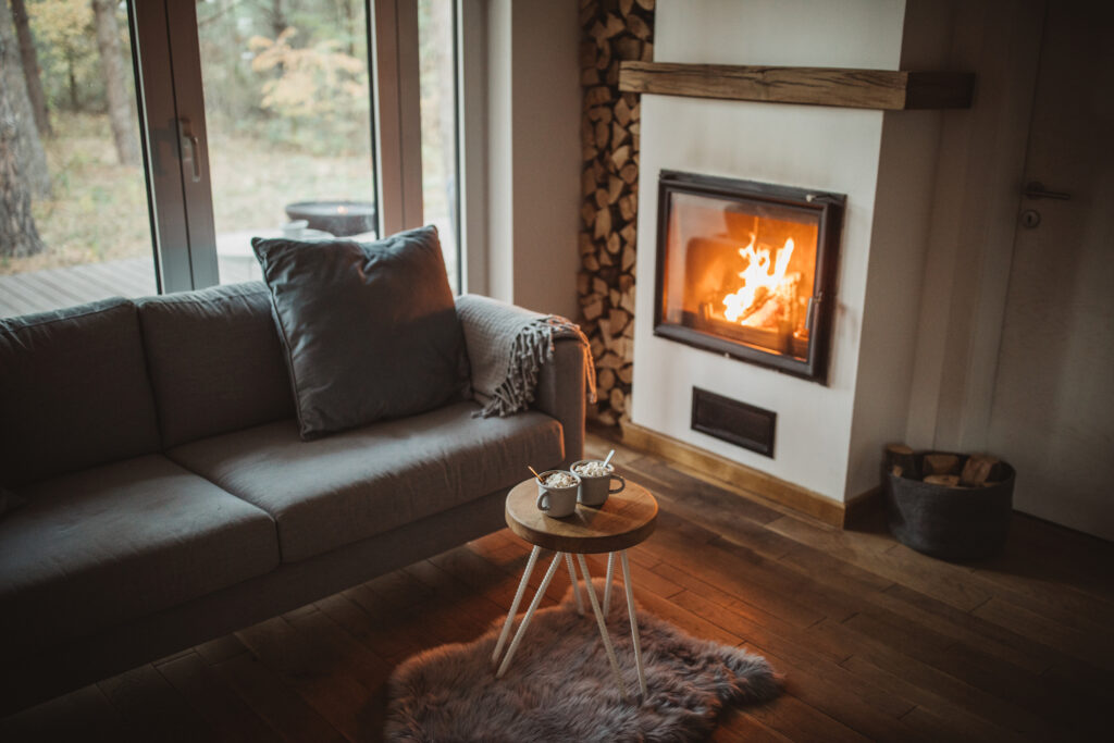 Indoor fireplace