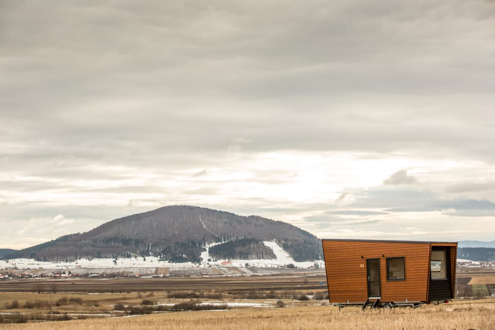 Small house in a valley