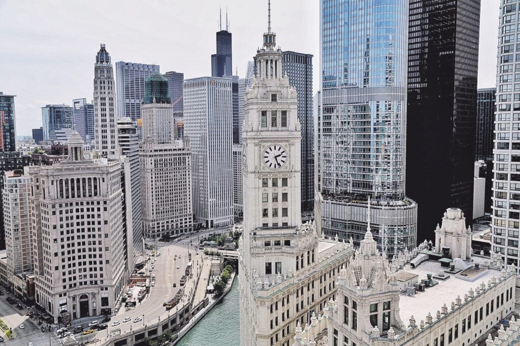 Wrigley Building In Chicago