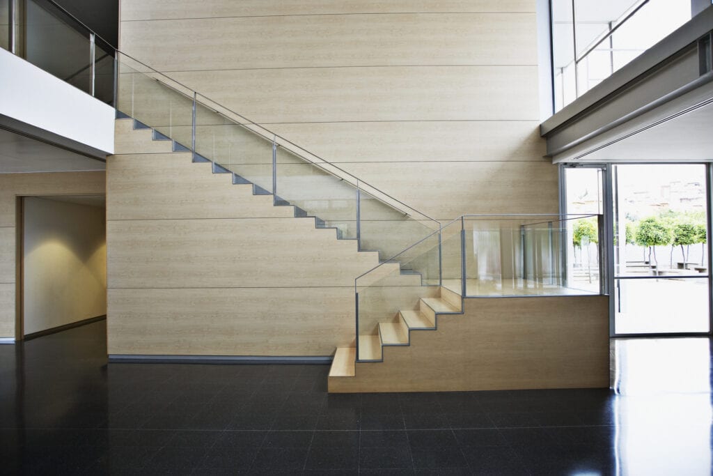 Stairway in modern home