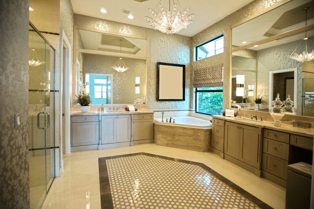 A beautiful modern bathroom