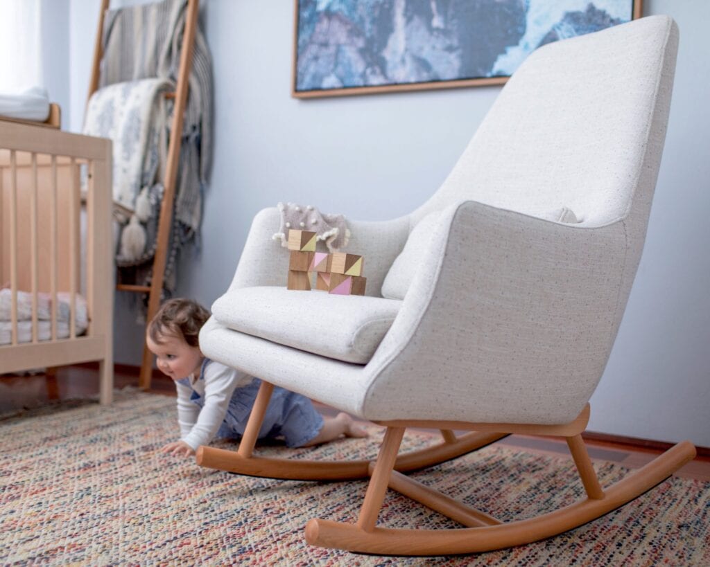 rocking chair mid century 