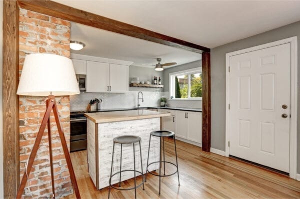 kitchen island with seating