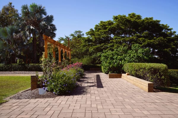 Arches Amongst Landscaped Gardens