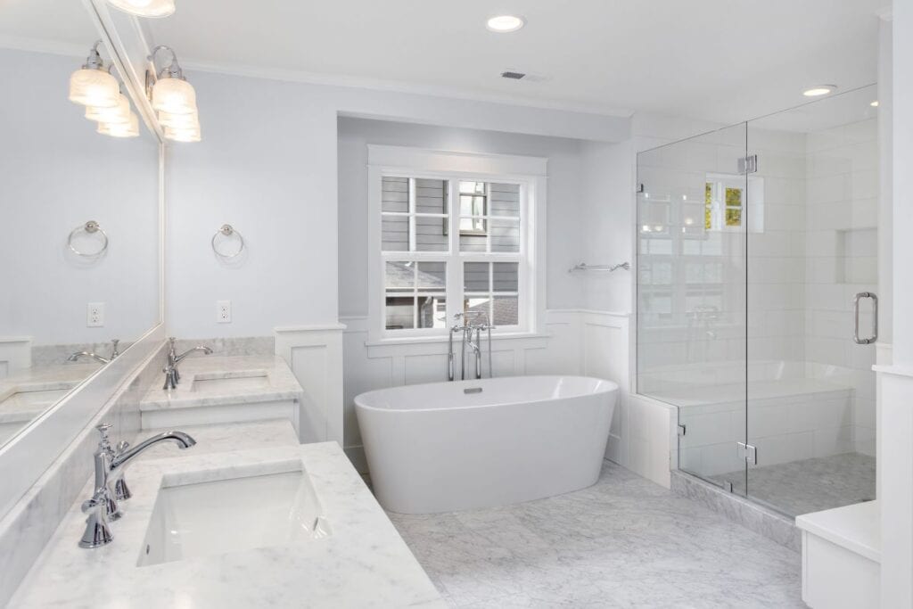 Practical Bathroom Tile Ideas To, Shower Tiles Turning White