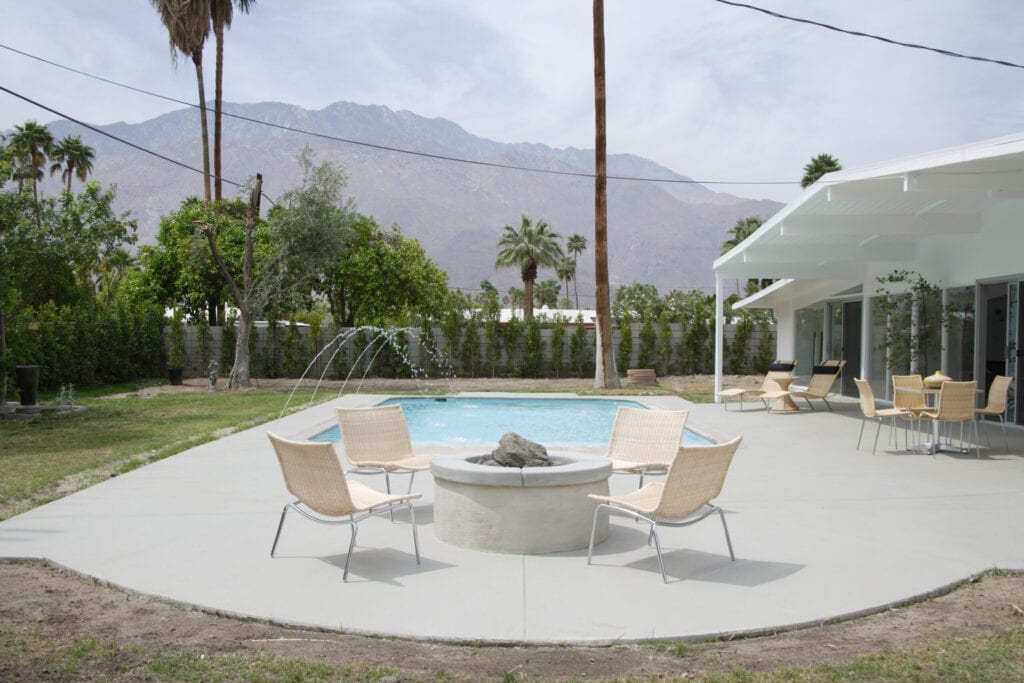 midcentury pool