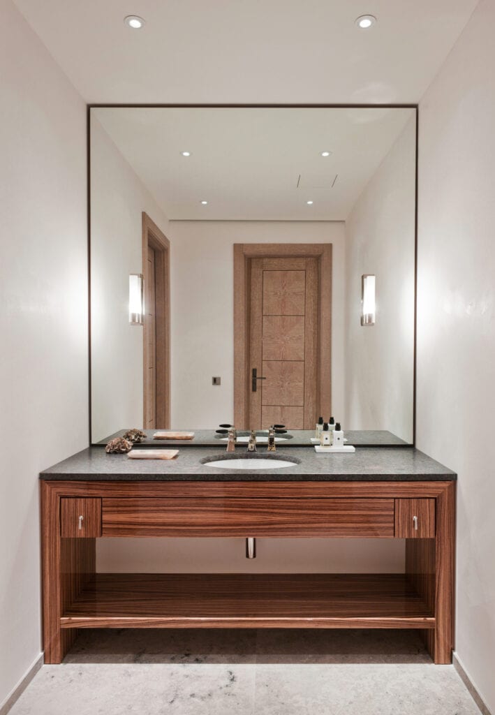 giant bathroom mirror