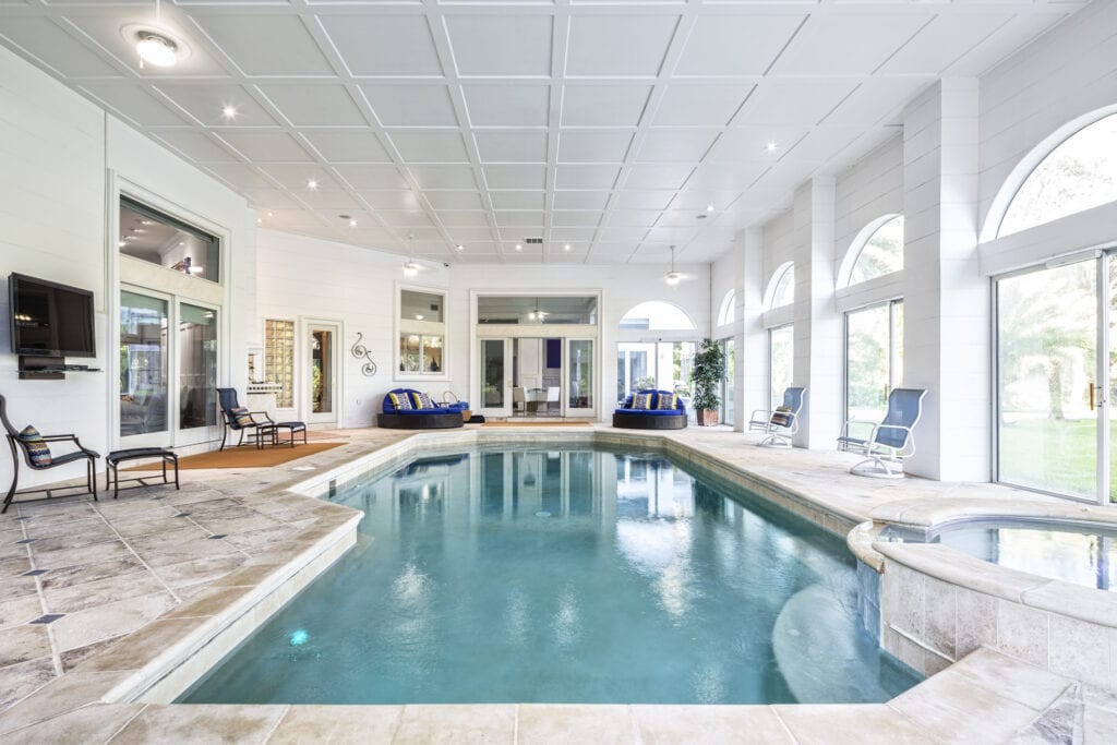Large indoor swimming pool