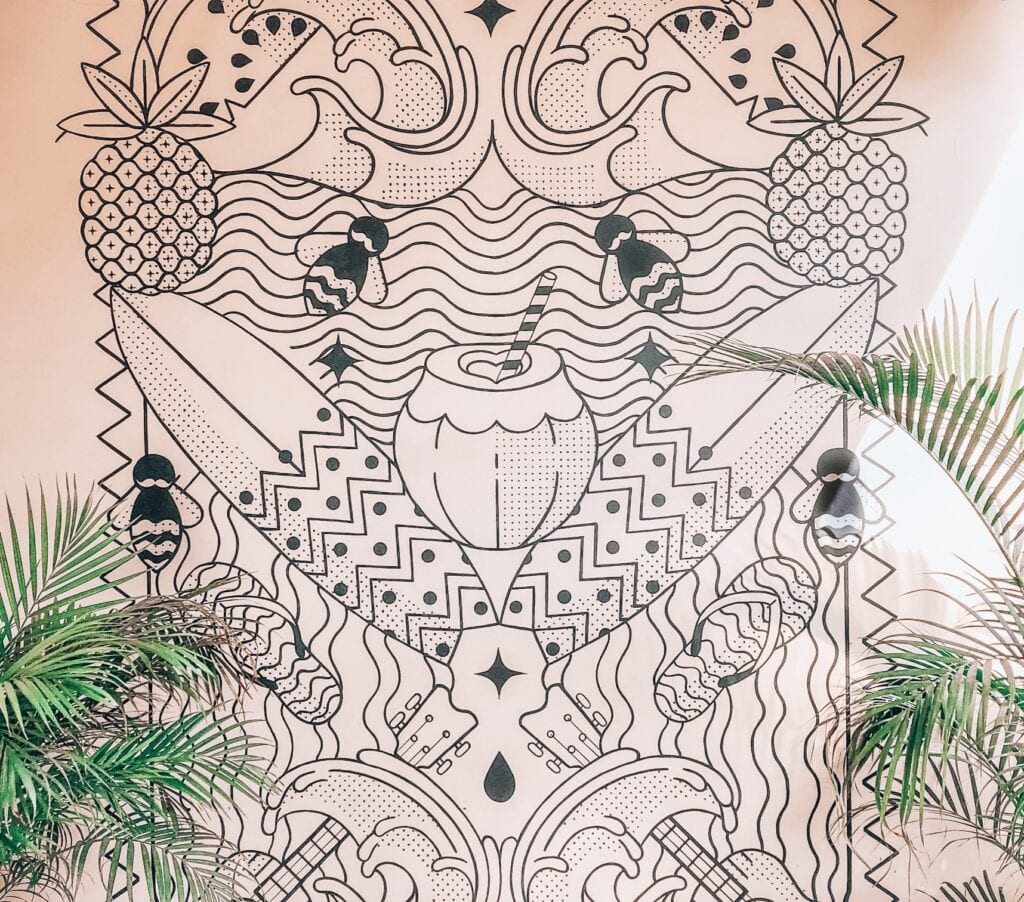 Tropical wall art