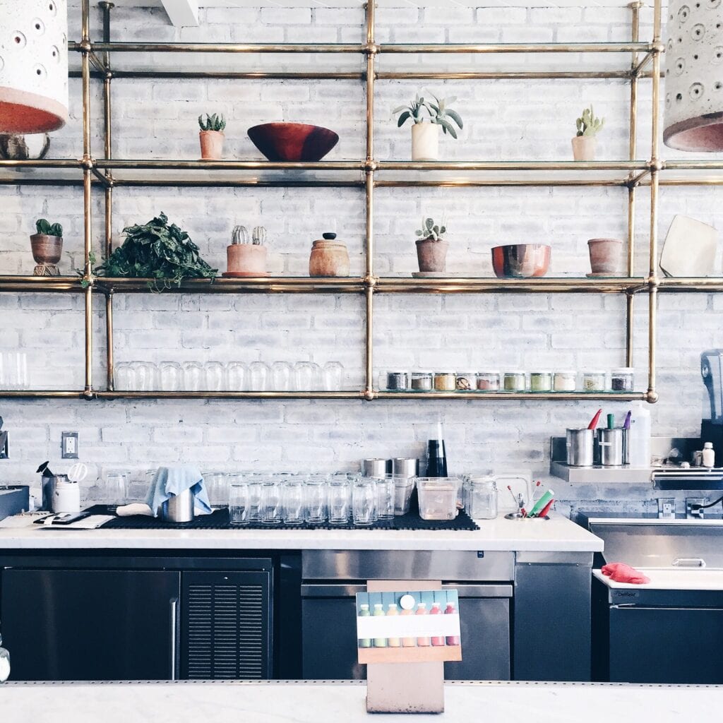 open kitchen