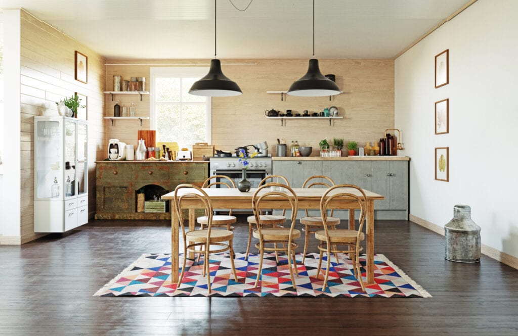 french country dinning room 