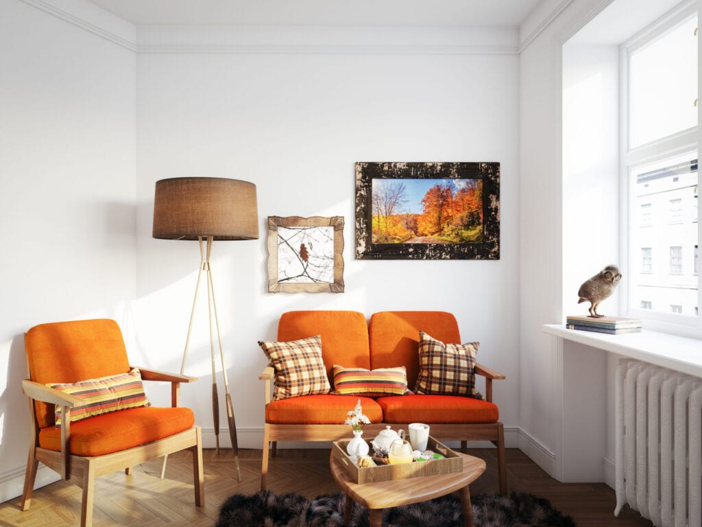 How To Decorate With Orange To Stylishly Warm Up Any Room