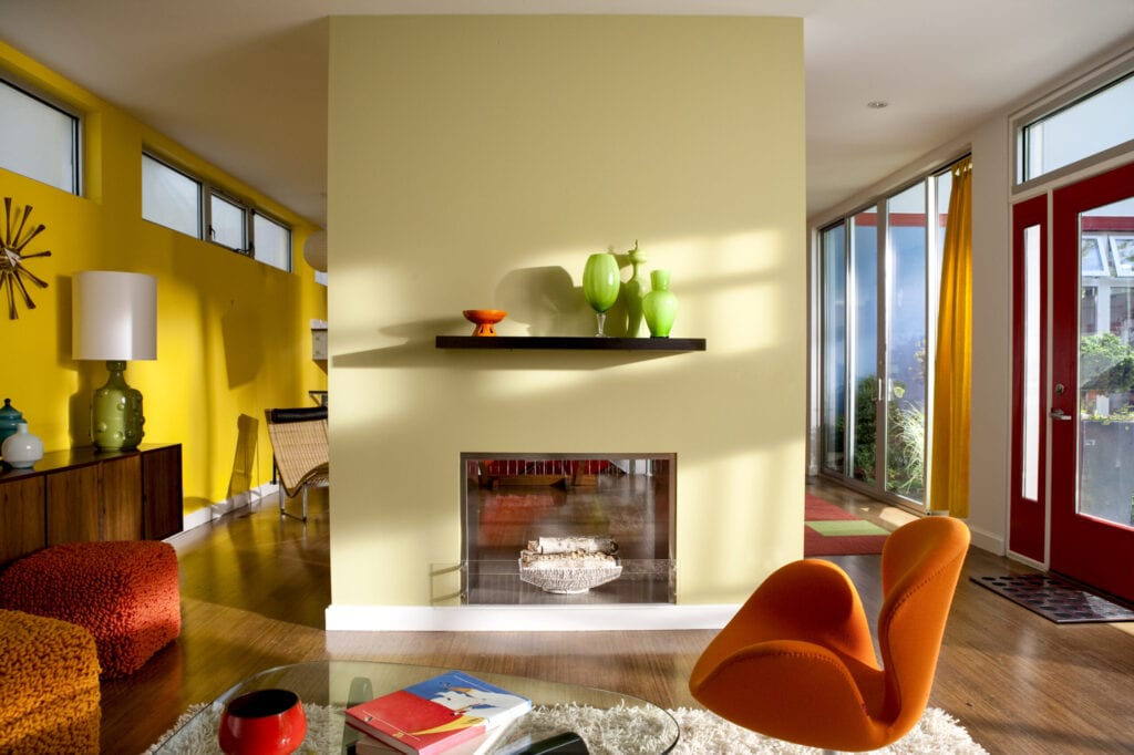 Brightly Colorful modern interior