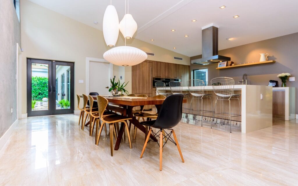 lights in kitchen