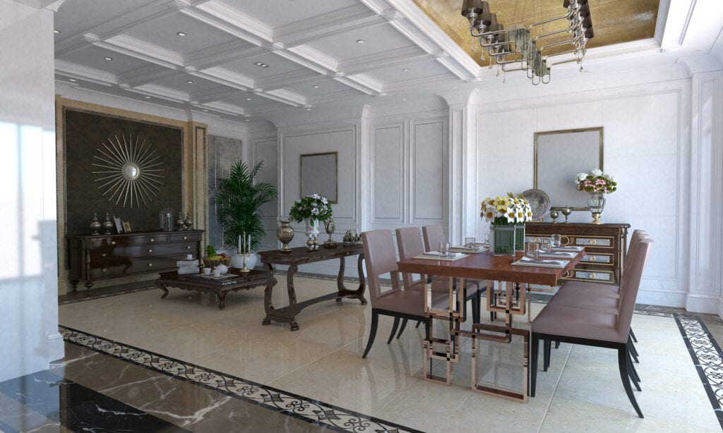 Classical designed dining room