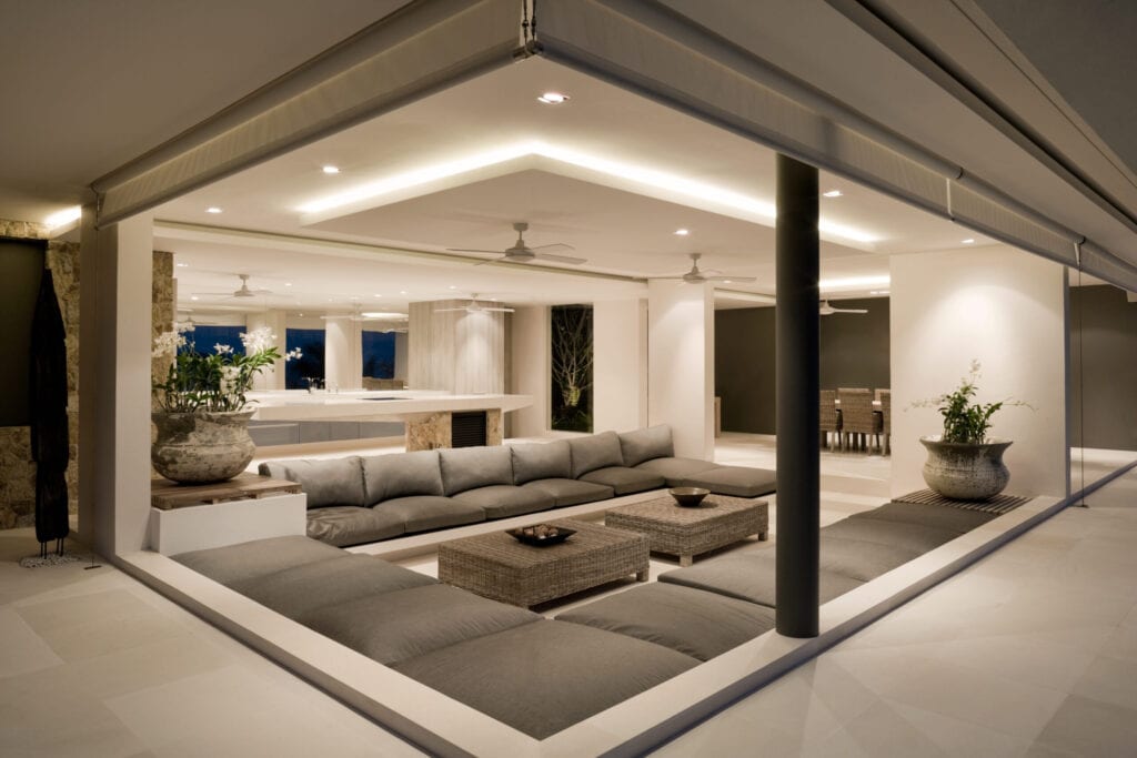 Modern Home Living Room Interior.