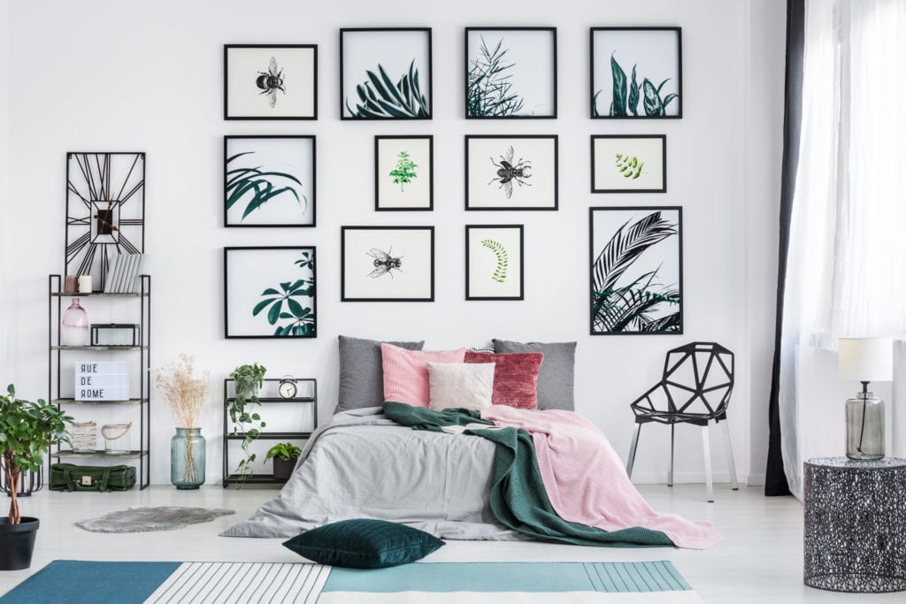 10 Things To Do With The Empty Space Over Your Bed - How To Decorate Walls In Bedroom