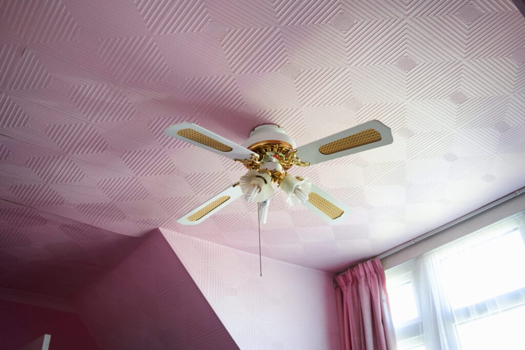 pink ceiling