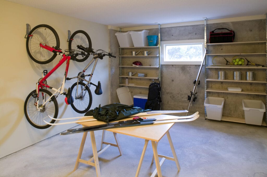 interior garage storage shelves