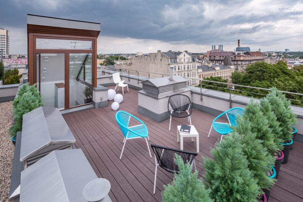 rooftop deck