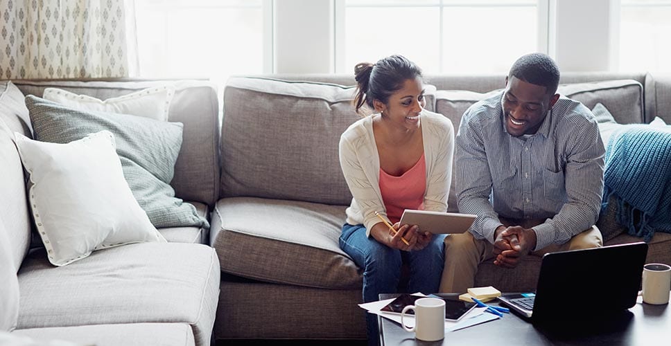 Couple packing up their home, moving on a budget