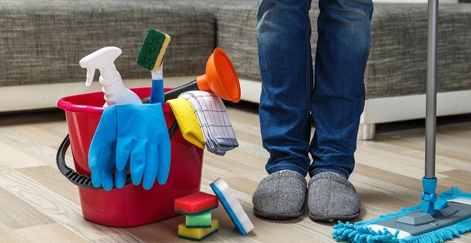 Thoroughly cleaning your home before you move can help better your chances of getting your security deposit back.