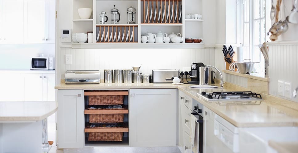 a modern styled kitchen