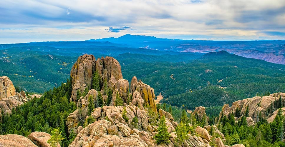 Littleton, Colorado mountain scenery