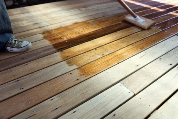 wood stain deck paint tips