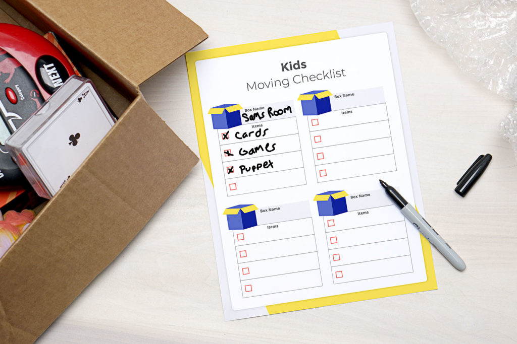 Download MYMOVE's moving checklist for kids!