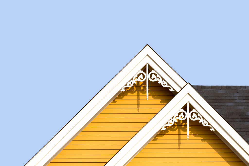 Rooftop detail with decorative fretwork