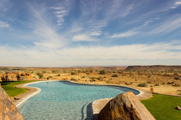 pool in the desert