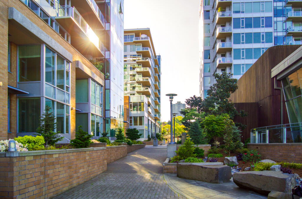 Condo District in Portland, Oregon