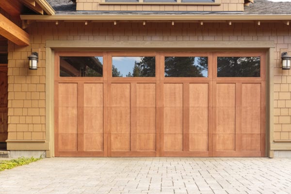 Modern garage door