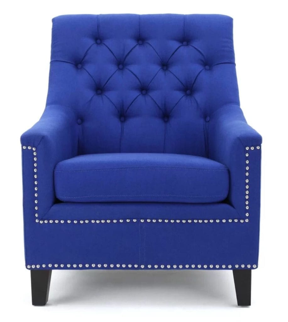 Blue Glam Chair 