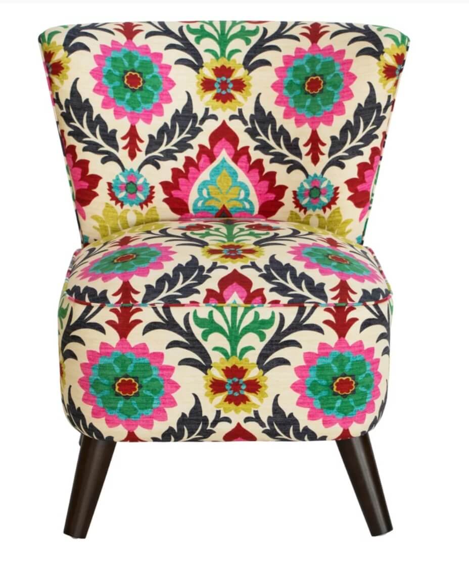 Floral Boho Chair 