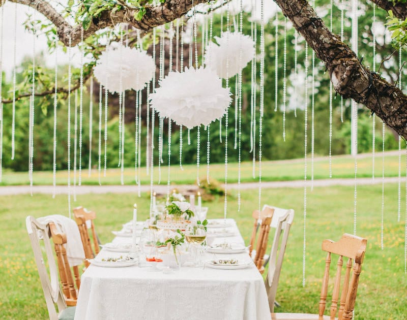 garden wedding decorating ideas