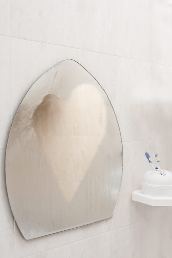 Moisture in the Bathroom Foggy Mirror
